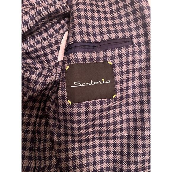 Sartori Napoli Wool Linen Blend Blazer NWT NEW - Picture 12 of 14